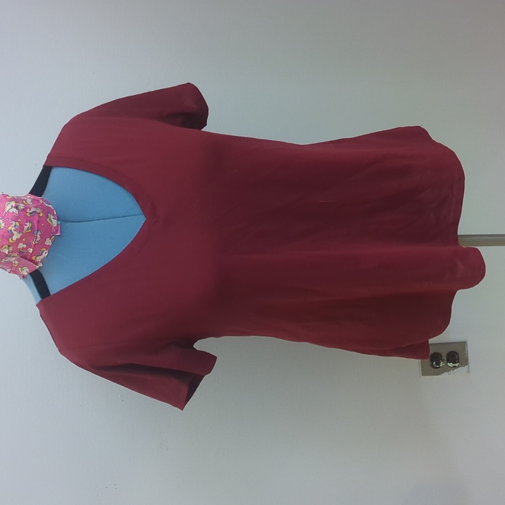 Burgundy lularoe Christy